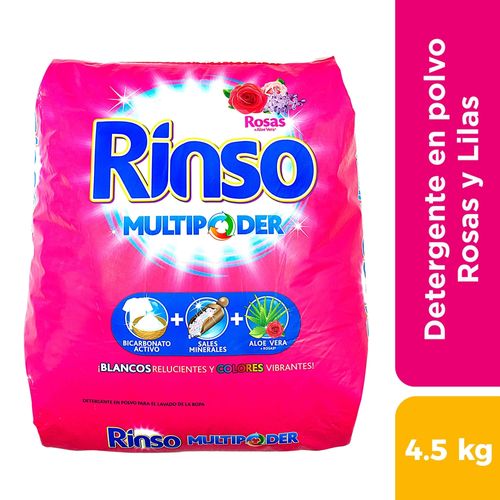 Detergente Rinso Rosas Y Lilas - 5000 g