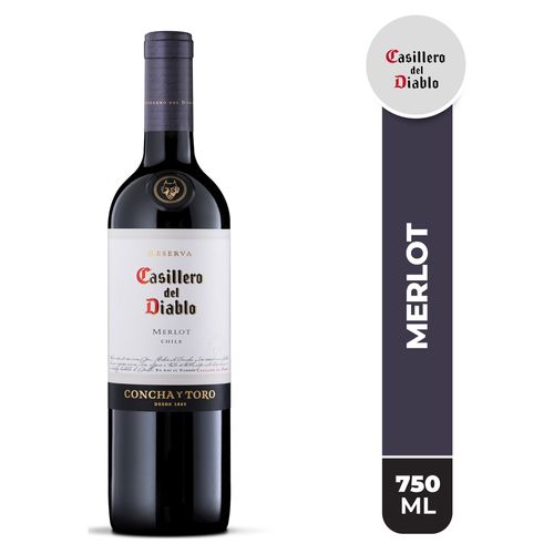 Vino Casillero Del Diablo Merlot 750 ml