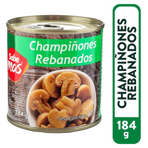 Champiñones Sabemas Rebanados - 184 g