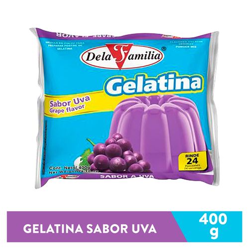 Gelatina Uva De La Familia -400 g