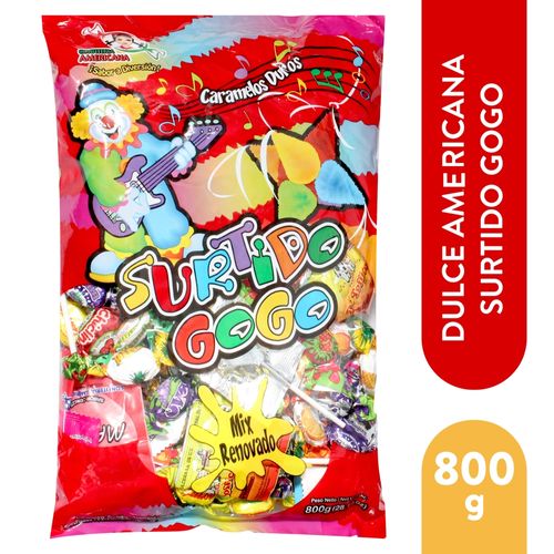 Dulce Americana Surtido Gogo - 8- 60 g