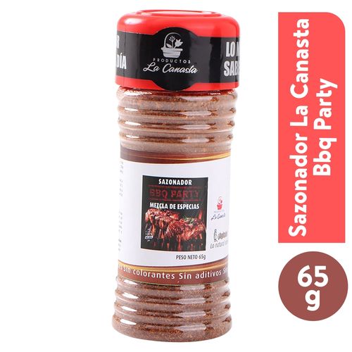 Sazonador La Canasta Bbq Party Pet 65 g