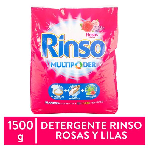 Det Polvo Rinso Rosas Y Lilas 1500 g