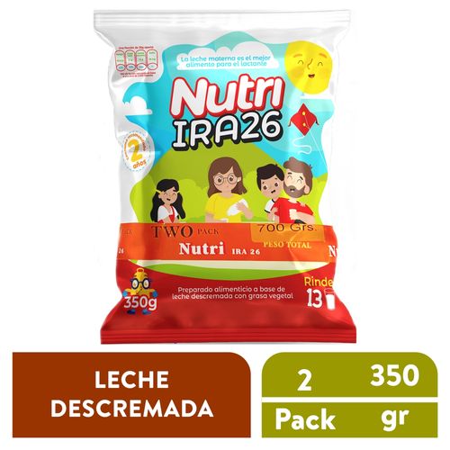 2 Pack Bebida Ira26 Lactea Nutritiva - 360 g