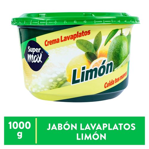 Lavaplatos Supermax Aroma Limón - 1000 g