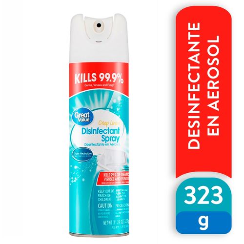 Desinfectante en aerosol Great Value neutralizador de olor - 323 g