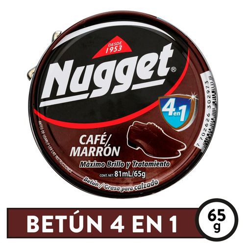 Betún Nugget Pasta Color Cafe - 65 g