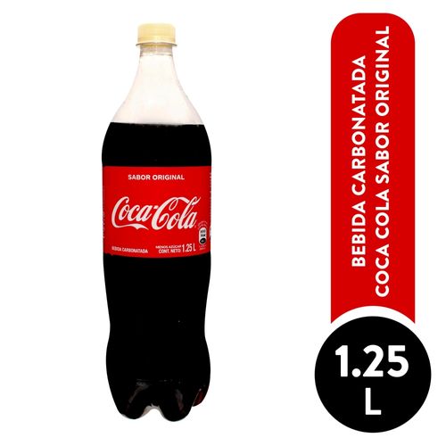 Gaseosa Coca Cola regular - 1.25 L