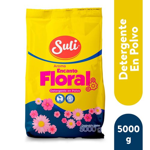 Detergente Polvo Suli Floral 5000 g