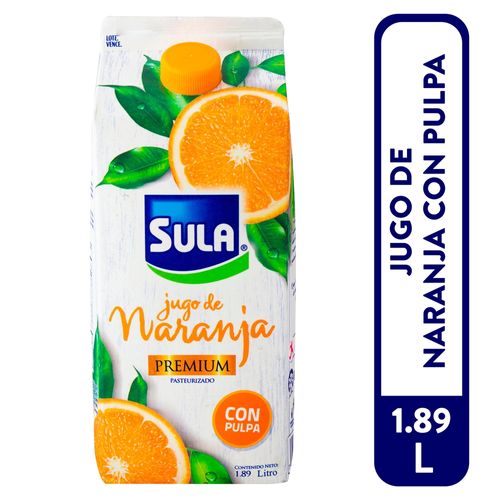 Jugo Sula Naranja Premium C Pulpa 1890 ml