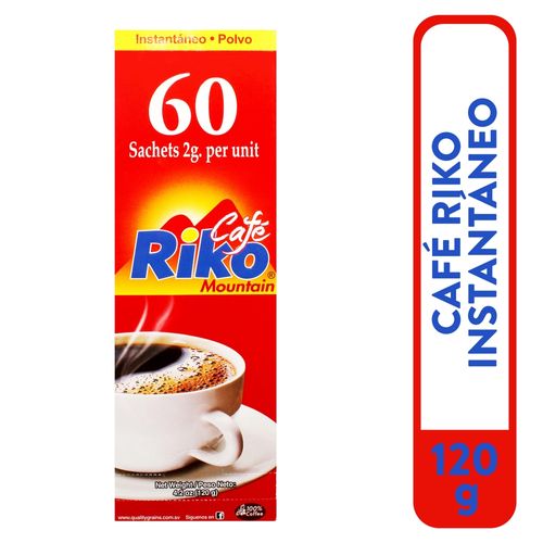 Café Instantaneo Riko 60 Sobres - 120 g