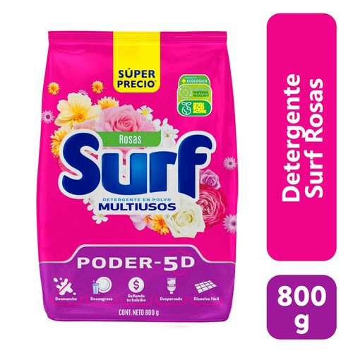 Detergente en polvo Surf de rosas -800 g