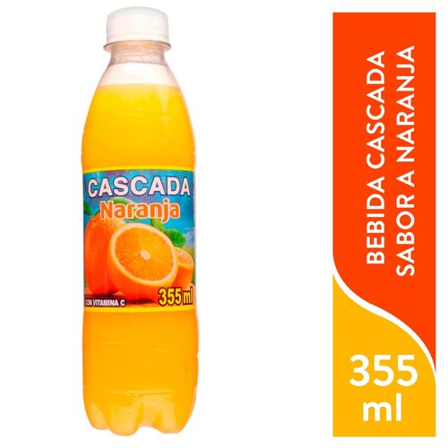 Bebida Cascada Sabor A Naranja - 355 ml