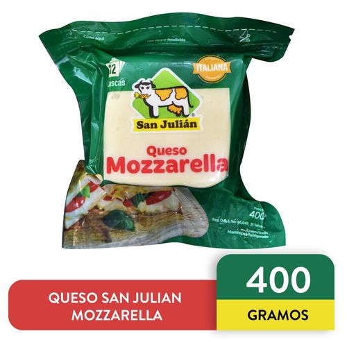 Queso San Julian Mozzarella Reb 400 g