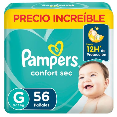 Pampers Confortsec Gde 56Pads 3It