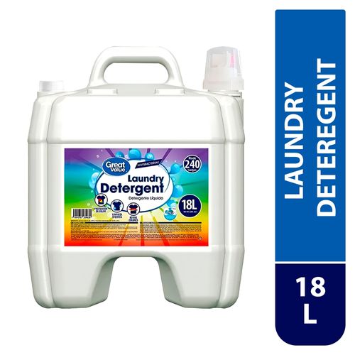 Detergente Liquido Great Value 18000 ml