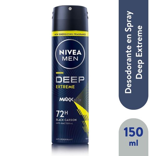 Desodorante Nivea Para Hombre Spray Deep Extreme - 150 ml