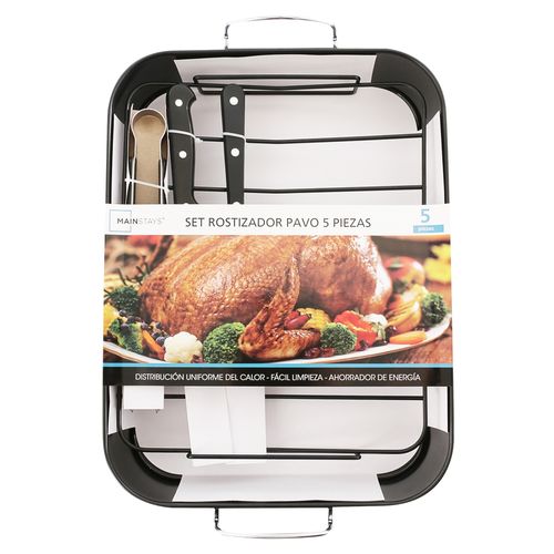 Set Mainstays rostizador de pavo - 5 Pzas