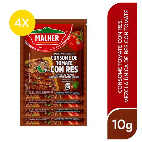 Malher Consome Tomate Res 40 g