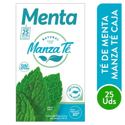 Te Menta Manzate Caja 25 Unidades 32.5 gamos