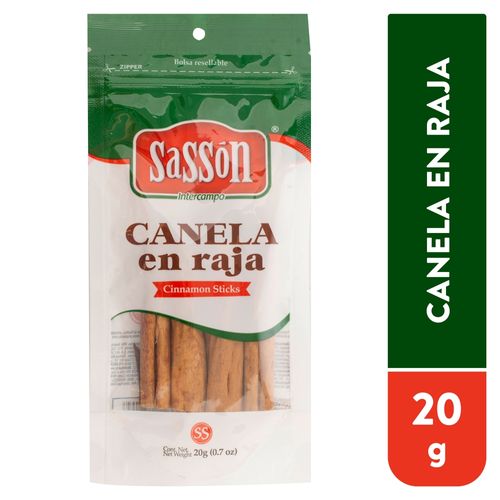 Especias Sasson Canela Raja Bolsa - 20 g