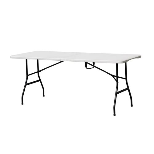Mesa plegable Home Trends color blanco de plástico