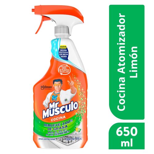 Limpiador Mr Musculo Para Cocina Aroma Limón - 650 ml