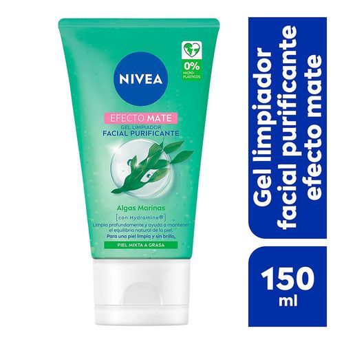 Gel Limpiador Nivea Efecto Mate Piel Mixta A Grasa - 150 ml