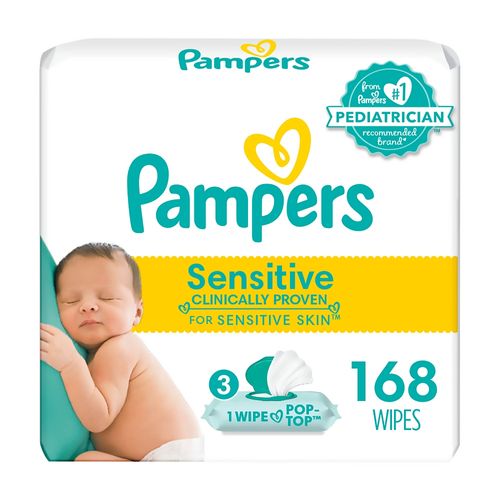 Toallitas Pampers Sensitive -168 Uds