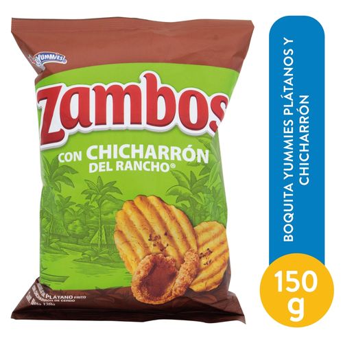 Boquita Yummies Platanos Y Chicharron - 150 g