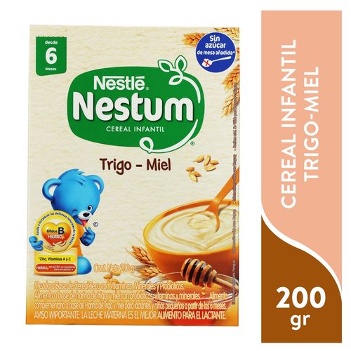 Cereal Infantil Nestum Trigo Miel 200 g