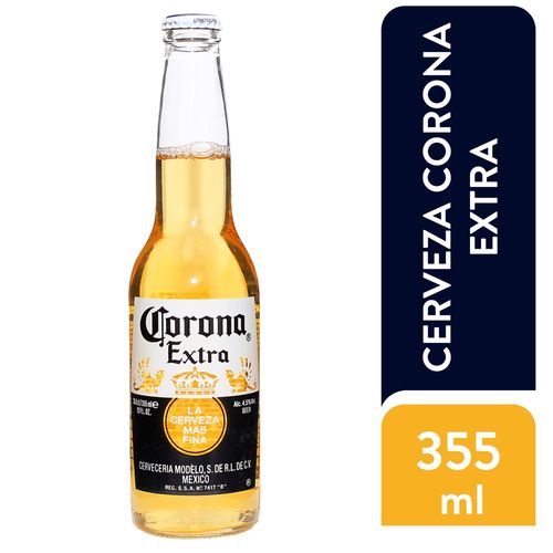 Cerveza Corona Con Envase De Vidrio - 355 ml