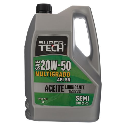 Aceite Super Tech Semi Sintetico 4 L