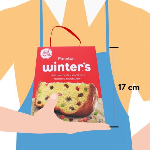 Panettone Winter´s Frutas Y Pasas - 500 g