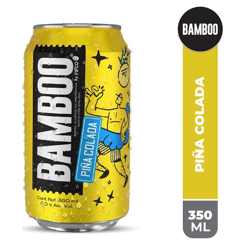 Bebida Bamboo Sabor A Piña Colada - 350 ml