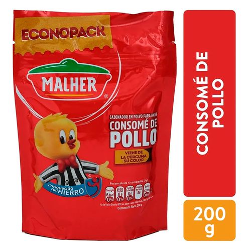 Malher Consome Pollo Bolsa 200 Gr