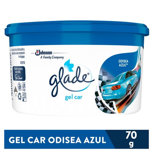 Mini Gel Glade Car Odisea Azul 70 g