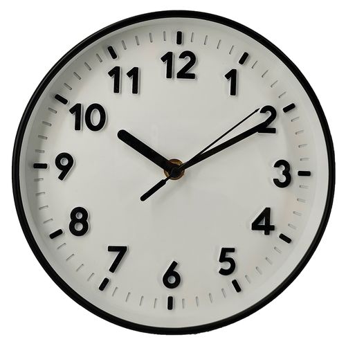 Reloj Haus color blanco con negro -20 cm