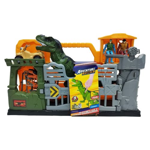 Playset Af Blue con luz y sonidos Dinosaurios