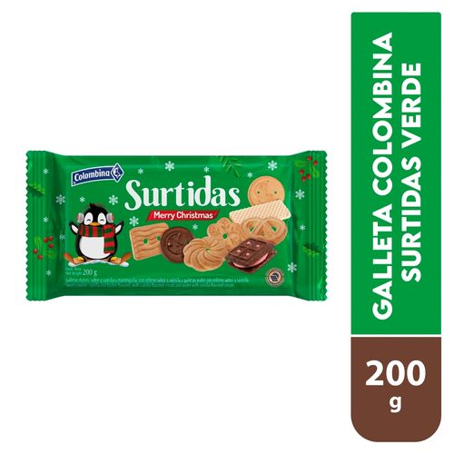 Galleta Colombina Surtidas Verde - 200 g