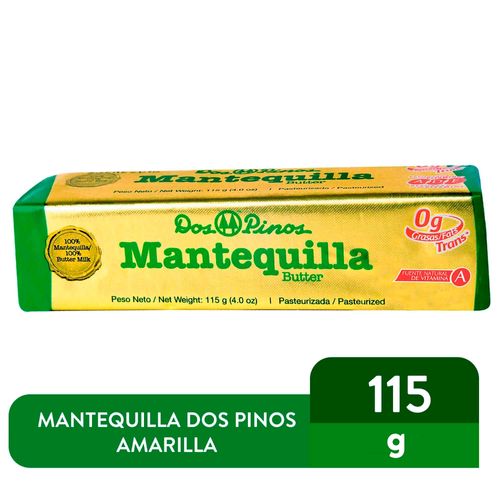 Barra de Mantequilla Dos Pinos - 115 g