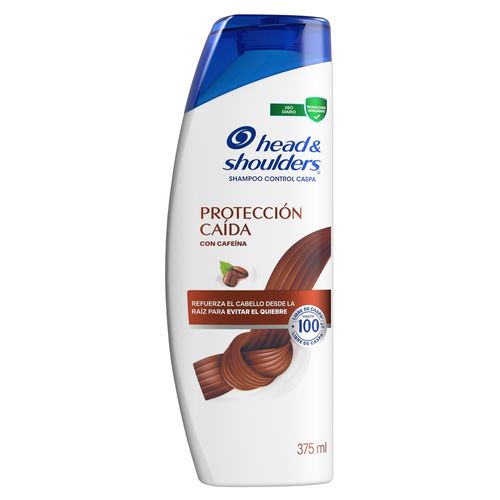 Shampoo Head & Shoulders Protección Caída Con Cafeína - 375 ml