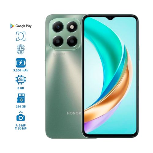 Celular Honor X6b Plus 8GB RAM 256GB almacenamiento