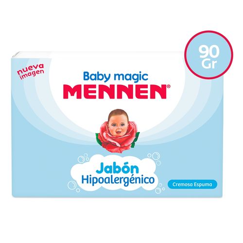 Jabón Corporal para Bebe Mennen, Baby Magic - 90 g