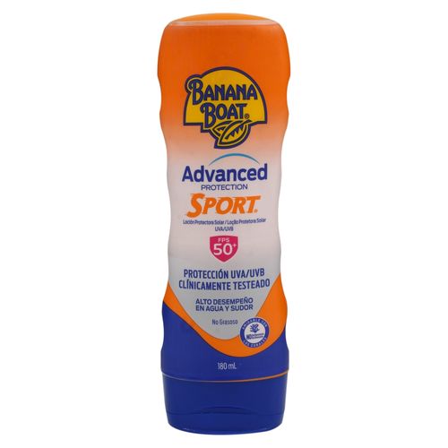 Protector solar Banana Boat advance sport FPS 50 - 180 ml