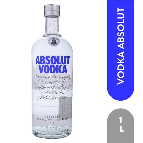 Vodka Absolut Natural 1000 ml