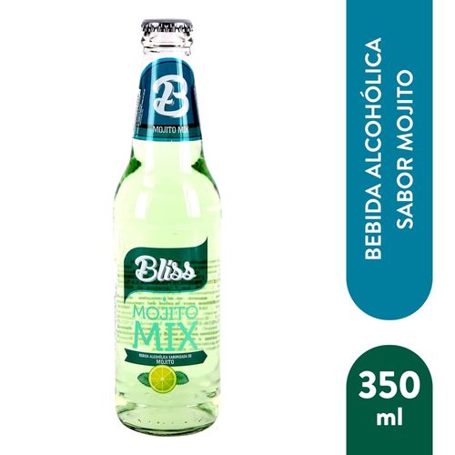 Bebida alcohólica Bliss mojito botella de vidrio - 350 ml