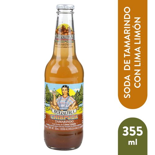 Bebida alcohólica Quezalteca sabor tamarindo - 355 ml