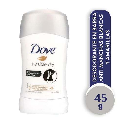 Desodorante Dove En Barra Para Dama Invisible Dry - 45 g