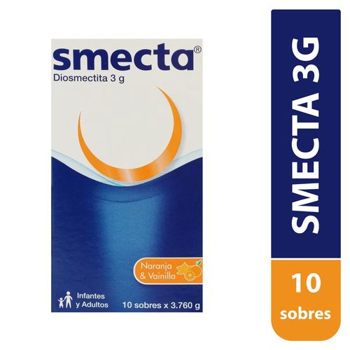 Smecta vía oral 3g caja 10 sobres -Precio indicado por sobre